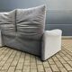 Cassina Maralunga 2 seater sofa, light gray Vico Magistretti