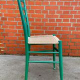 Lot de 4 chaises en bois dans le modèle italien de Chiavari
