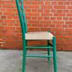 Lot de 4 chaises en bois dans le modèle italien de Chiavari