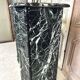 Louis XV style fireplace in green marble, 1900s