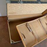 Malle cuir vintage