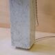 Pair of marble lamps from the 60s and their rope lampshades.