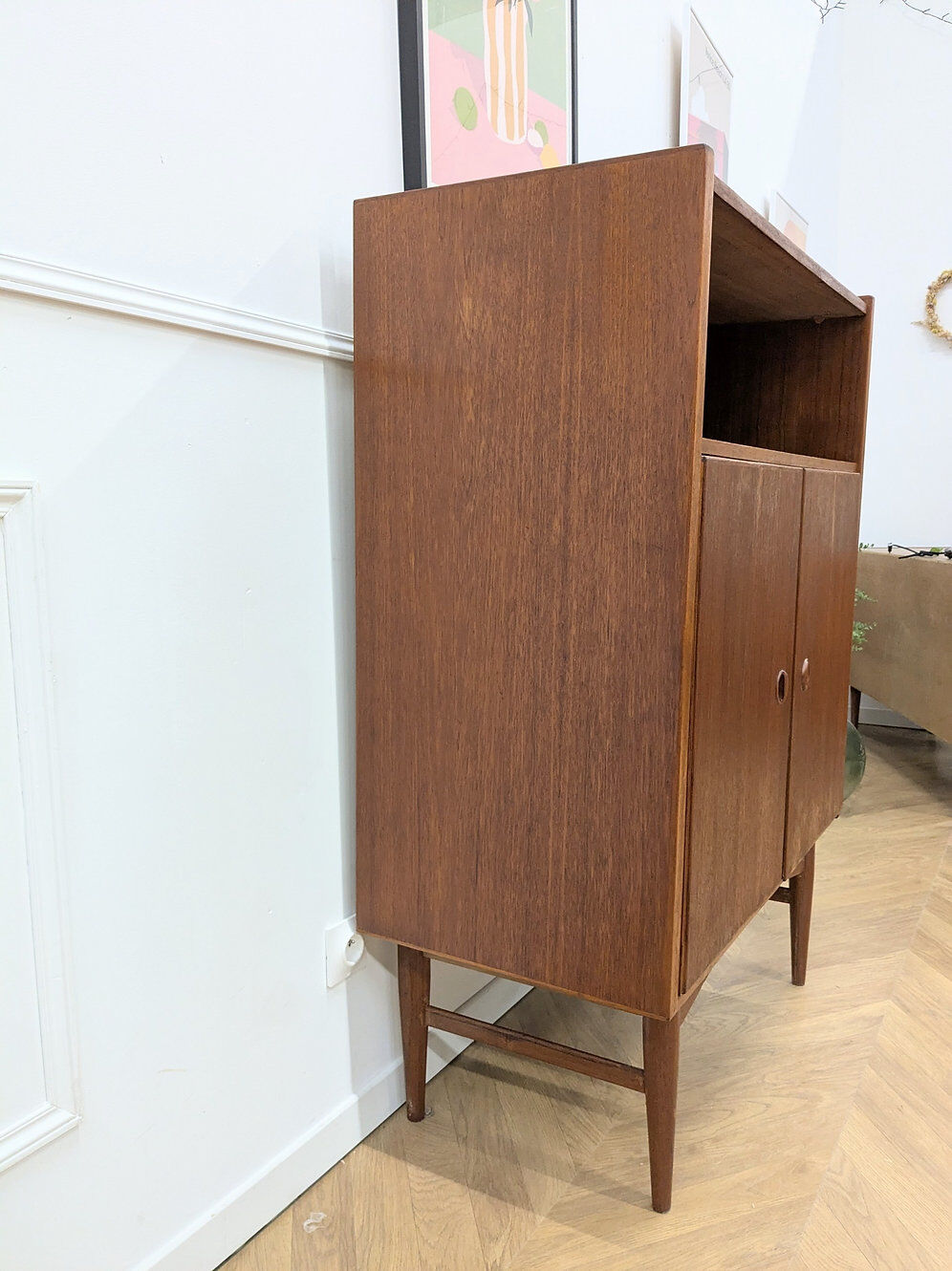 Vintage Scandinavian teak sideboard from the 60s