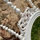 Late 19th century Portuguese wooden mirror, Bilros style - Rare