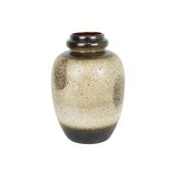 Fat Lava Vase XXL West Germany Scheurich Cream Brown 286-51