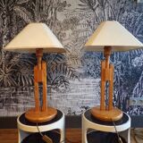 Pair of Scandinavian Asmuth Leuchten lamps