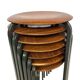 Set of 4 Vintage stools - work stool - Eromes Marko - 60s minimalist design