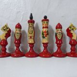 Khokhloma chess game