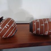 German ceramic vase, 1960s, set of 2