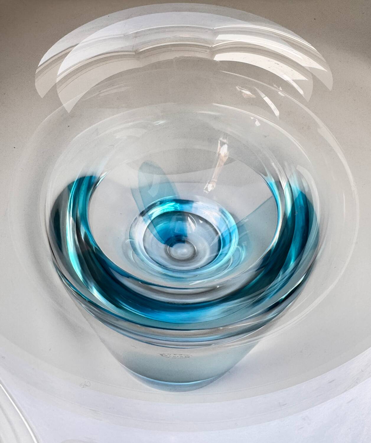 Salviati “hat” vase for Tiffany & Co, 1960