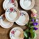 Set of 6 vintage dessert plates Model Nice by Moulin des Loups