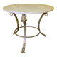 Coffee table with marble top from the 1950s/60s