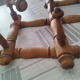 Porte manteau ancien en bambou vintage