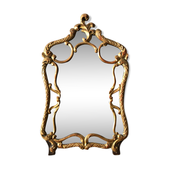 Ancient golden mirror 38x62cm