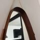 Scandinavian teak mirror from the 60s and 70s