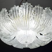 Garda, luxury Italian Murano glass ceiling light or flush mount, 1980s