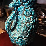 Turquoise blue vintage pitcher