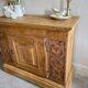 Antique carved oak sideboard