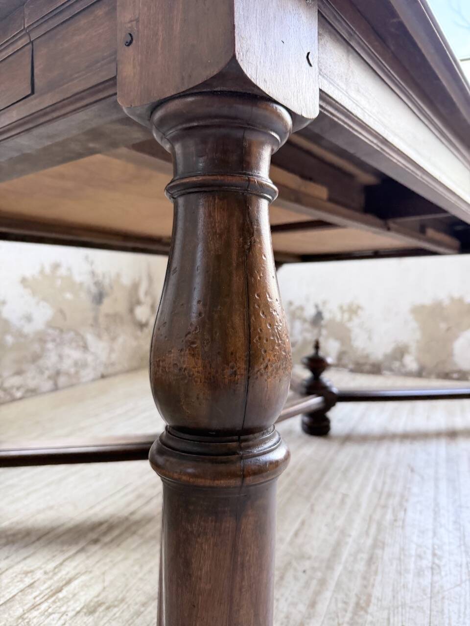 Oak table in Louis XIV style 1900