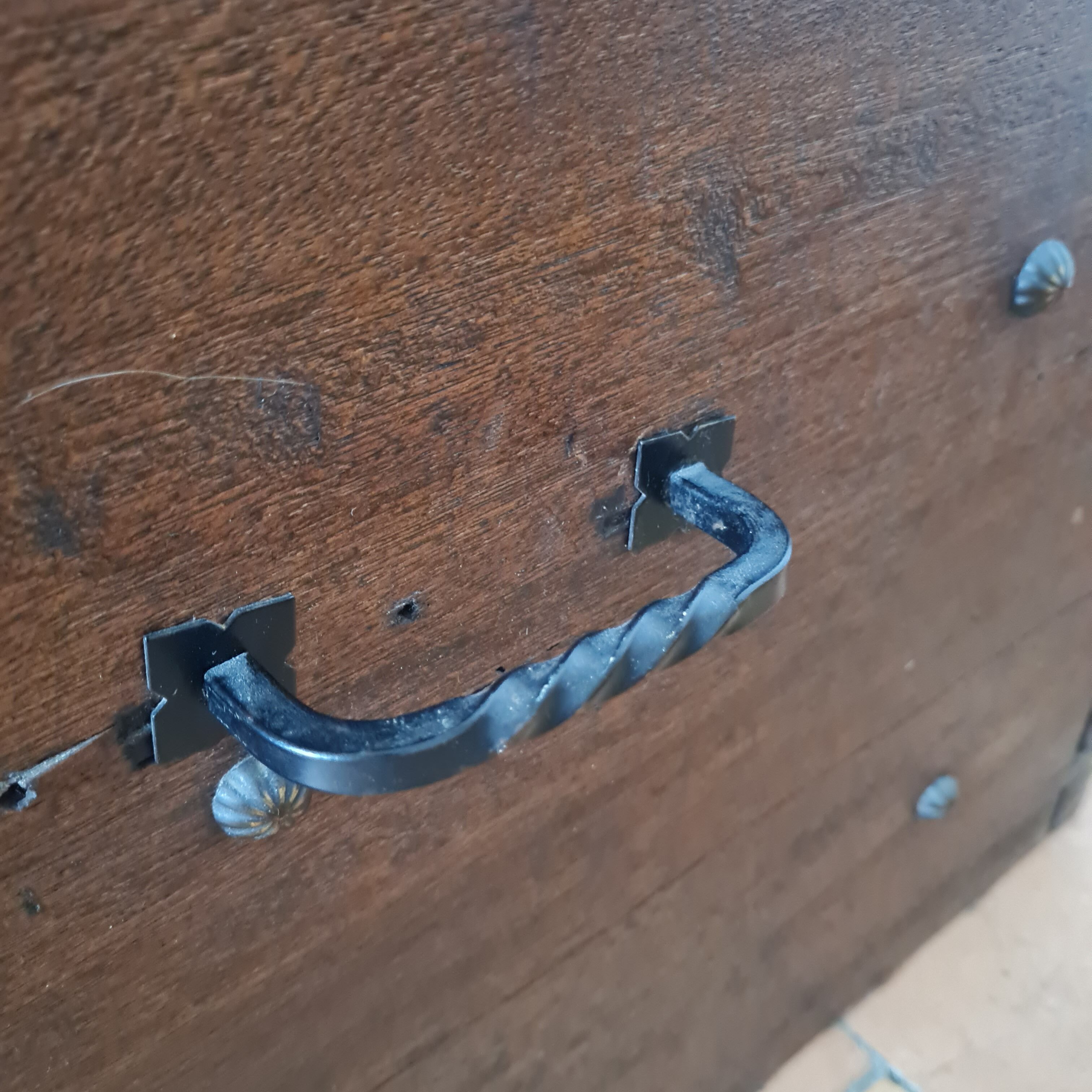 Vintage transport trunk