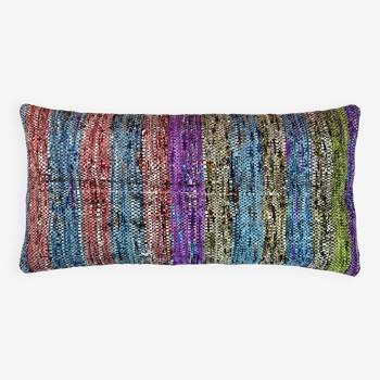 Housse de coussin kilim turque vintage, 30 x 60 cm