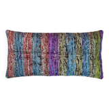 Vintage turkish kilim cushion cover , 30 x 60 cm