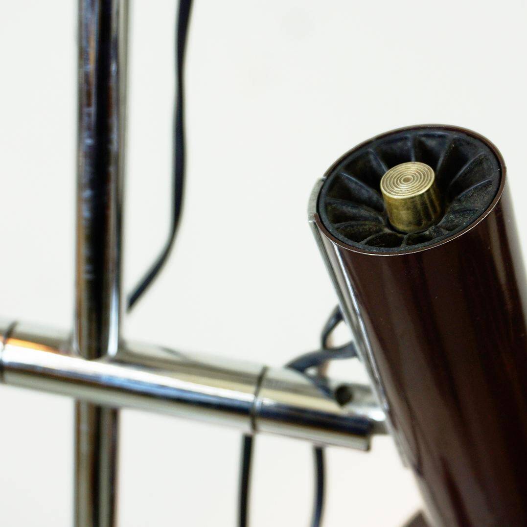 Brown Space Age Spot Floor Lamp by Swiss Lamps International