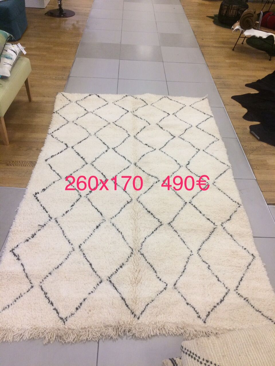 Tapis berbère 260x170cm