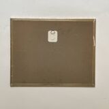 Vintage pastel cubist still life painting under glass and signed from 1967.