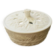 Candy jar in biscuit porcelain signed Bernardaud Limoges