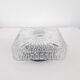Vintage ceiling lamp / wall lamp - Molded glass - square - 1960