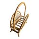Magazine holder or vintage rattan bamboo plants
