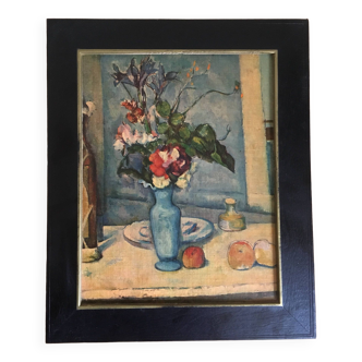 Impression Le Vase Bleu - Cézanne