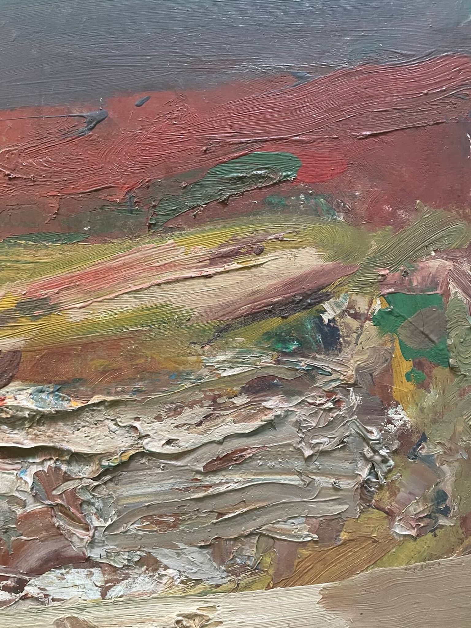 Abstract painting after the war, 20th century