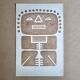 Original Pre-Columbian print, 1960s