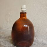 Glazed ceramic lamp base