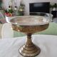 Vintage Art Deco brass cup