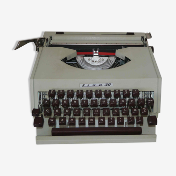 Machine à écrire Lisa 30 Fabrication années 70's