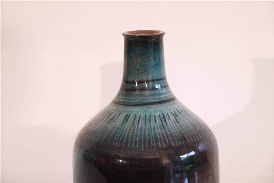 Glazed ceramic vase by Daniel Chaponet