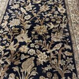 Handmade silk Persian carpet