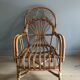 Chaise enfant vintage en rotin