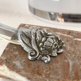 Art deco night light with marble base