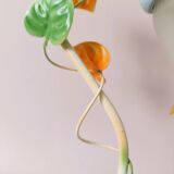 Table lamps with tulip-shaped lampshades, set of 2