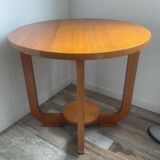 Art Deco oak coffee table from the 40s and 50s