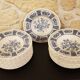 4 Melody Myott Ironstone soup plates 1982