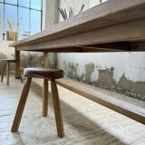 XXL solid oak farmhouse table 3.5m