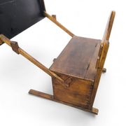 Bauhaus wooden kids folding school desk, 1920s