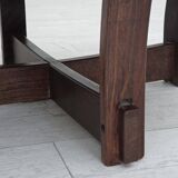 1970s, Scandinavian lounge chair, furniture leather, oak wood.