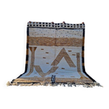 Handwoven pure wool rug, size 2/3 m.