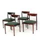 Set of 4 mid centiry rosewood dining chairs 'Havelte'
